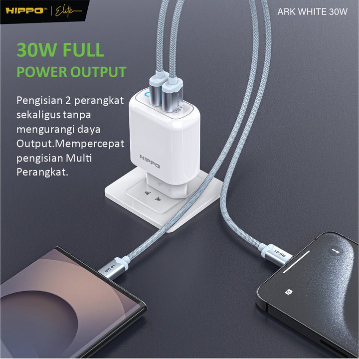 Hippo Adaptor Charger Ark 2 QC 30W 4