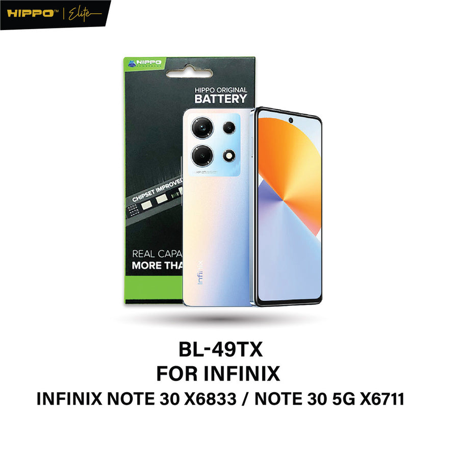 Hippo Elite Baterai BL-49TX INFINIX Note 30