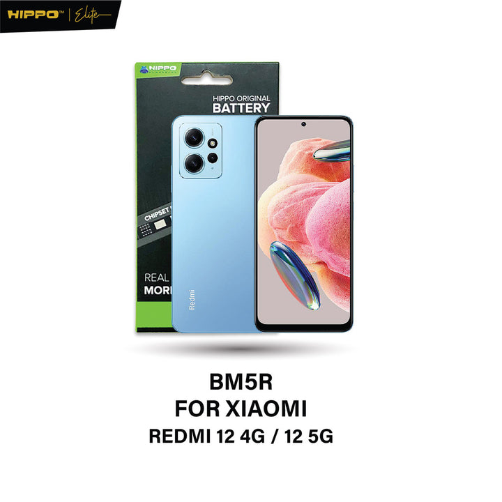 Hippo Baterai BM5R REDMI 12 4G / 12 5G 5000mAh Battery Batere Batrai Batre Original Cell Garansi resmi