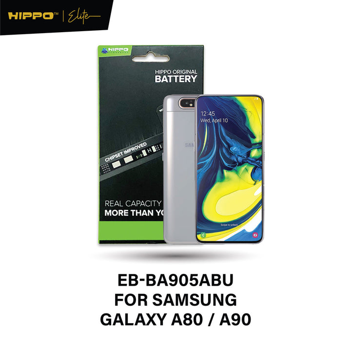 Hippo Baterai EB-BA905ABU SAMSUNG GALAXY A80 / A90 3700mAh Battery Batere Batrai Batre Original Cell Garansi resmi