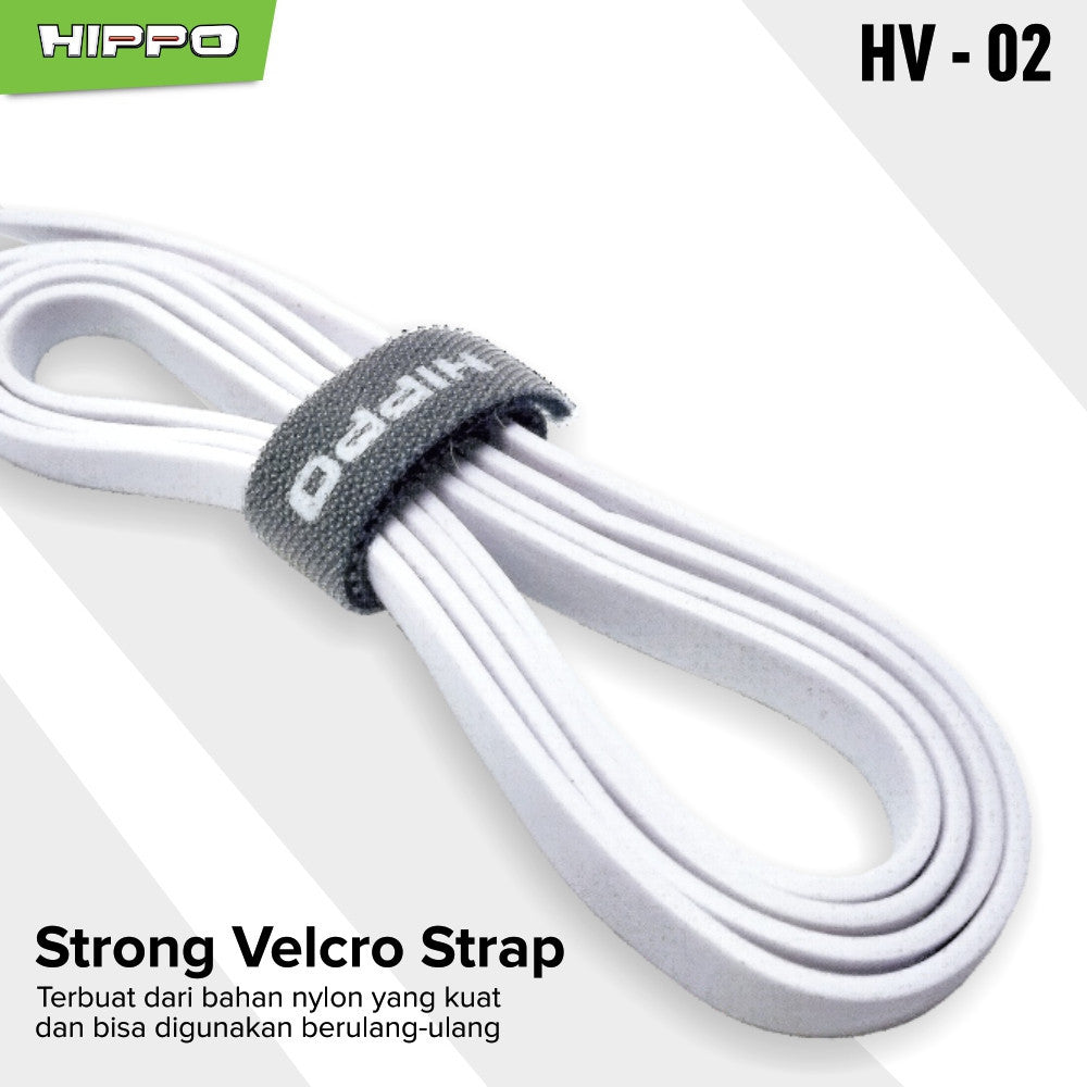 Hippo Cable Organizer HV-02 Tali Pengikat Kabel panjang 13cm Isi 10 Pcs 4