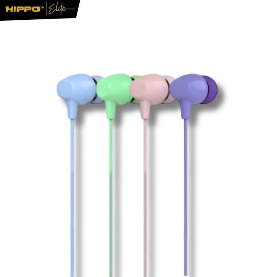 Hippo Elite Earphone Funky Neo Macaroon