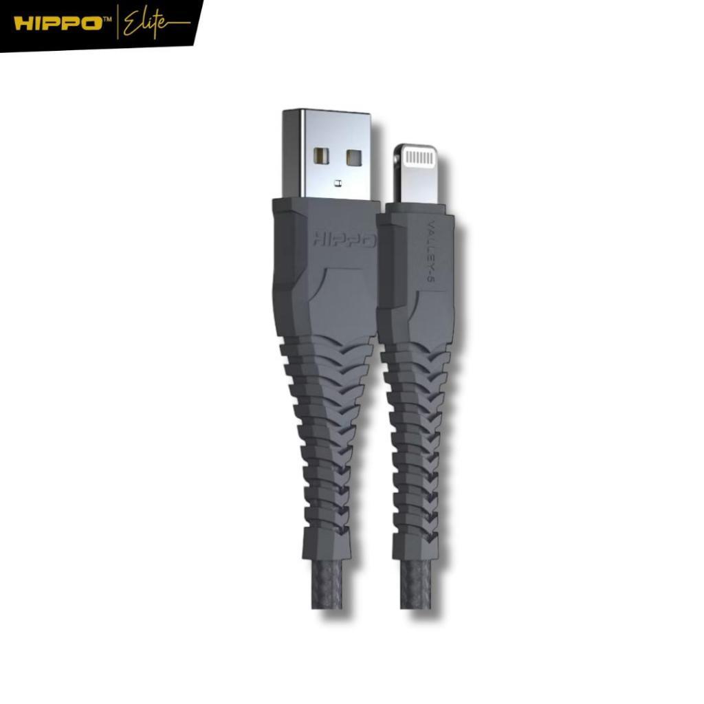 Kabel Data Hippo Valley 5 Lightning USB 2,4 A 100CM Quick Fast Charging Cable