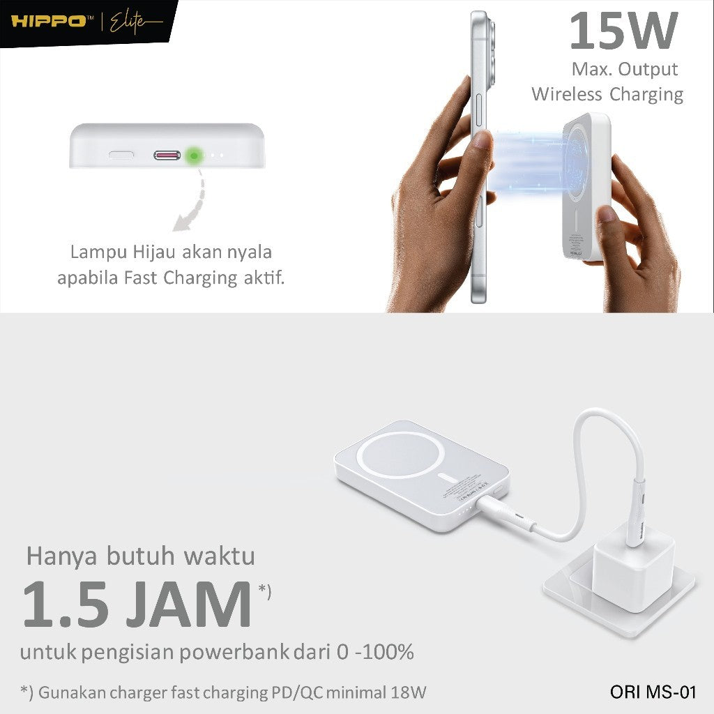 Hippo Elite Magsafe Ori MS-01 5000mAh Powerbank 7