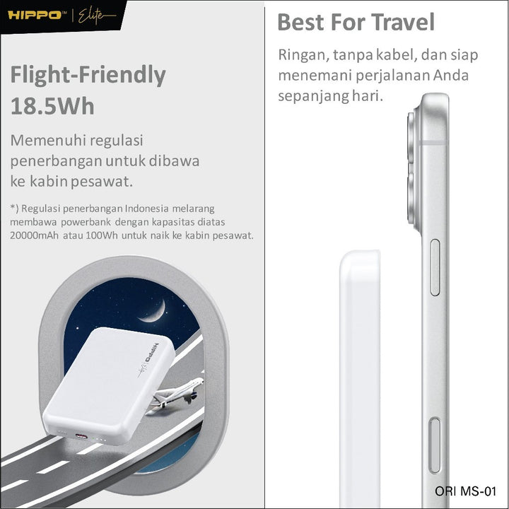 Hippo Elite Magsafe Ori MS-01 5000mAh Powerbank 6