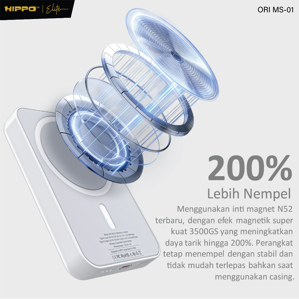 Hippo Elite Magsafe Ori MS-01 5000mAh Powerbank 3