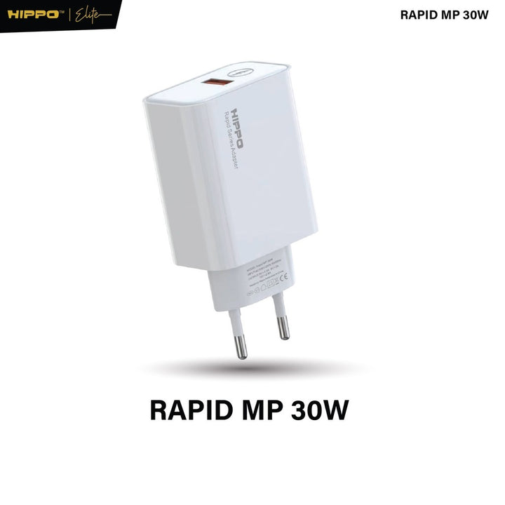 Hippo Adaptor Charger Rapid Mp 30W Qc Fast Charging Universal Multi Protocol Support Xiaomi Oppo Vivo Realme Samsung Hua