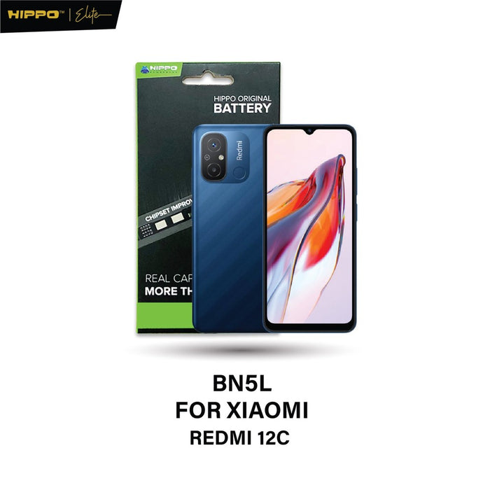 Hippo Baterai Xiaomi BN5L Redmi 12C / Poco C55 5000Mah Battery Batere Batrai Batre High Capacity Original Cell Garansi r