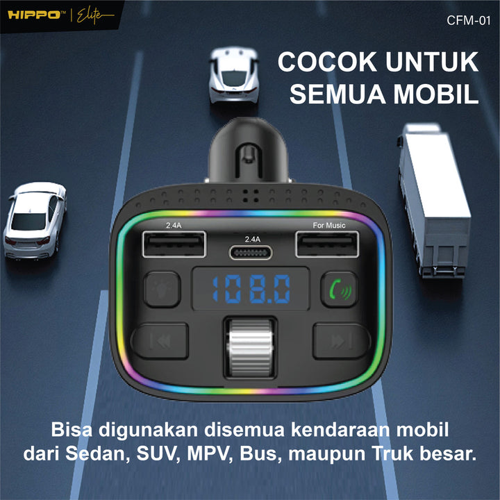 Hippo CFM-01 Car Charger FM Transmitter 7