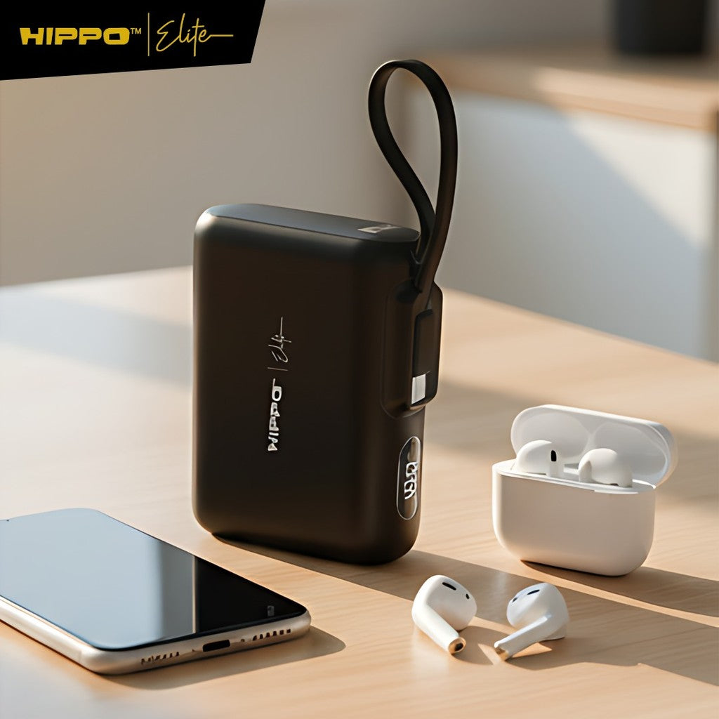 Hippo Elite Powerbank Pearl 5000mAh &amp; 10000mAh &amp; Dock Charger 1 set 2