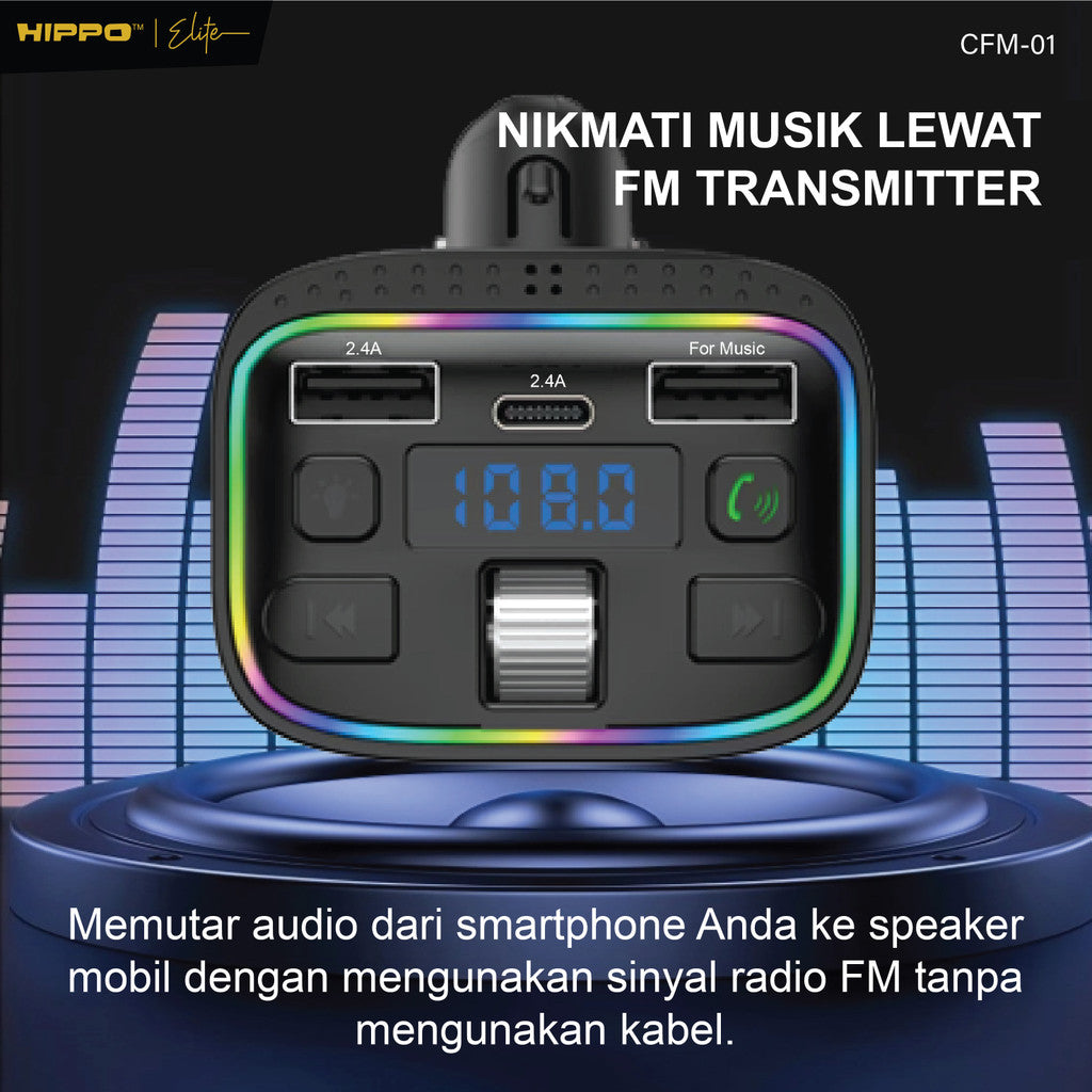 Hippo CFM-01 Car Charger FM Transmitter 2
