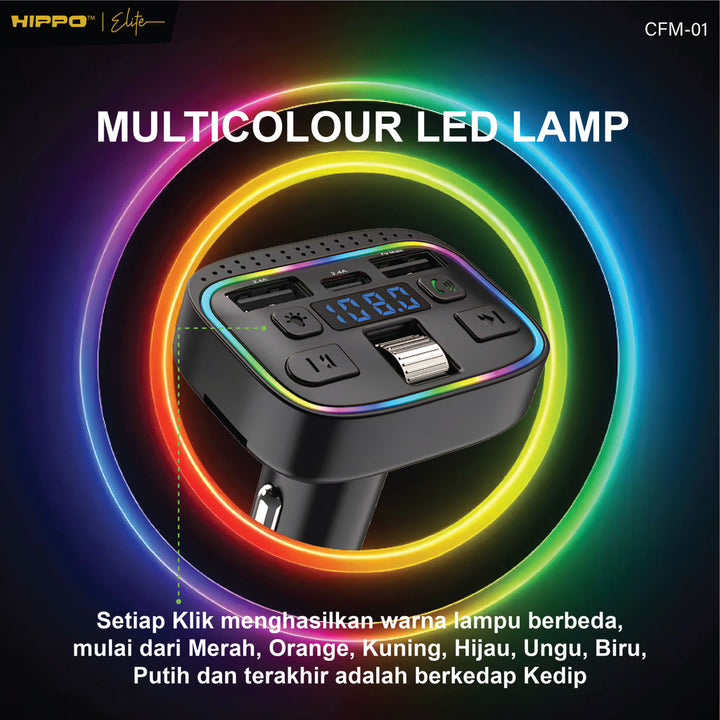 Hippo CFM-01 Car Charger FM Transmitter 5