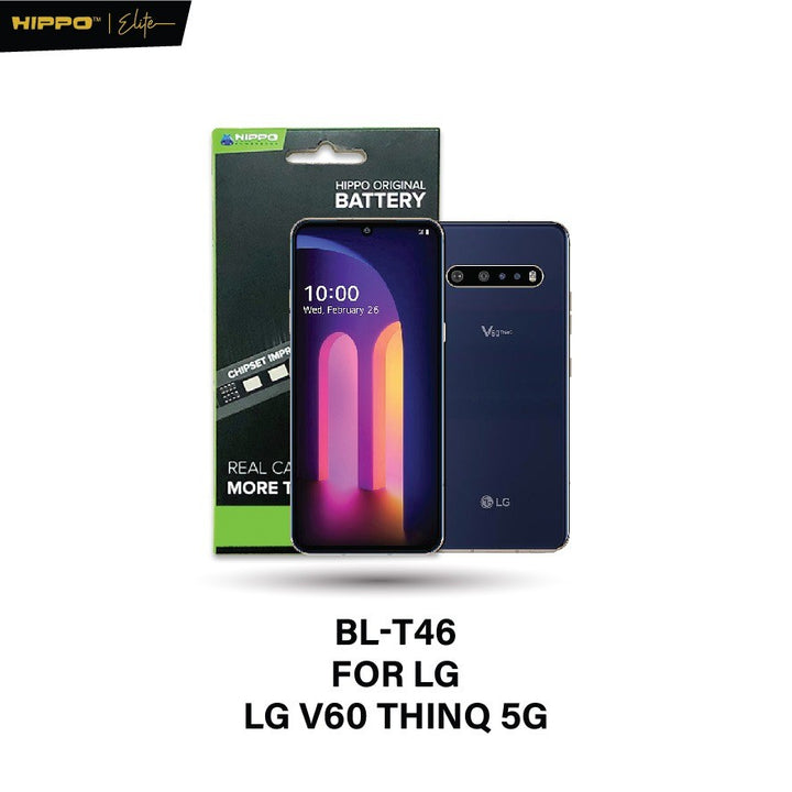 Hippo Baterai LG V60 THINQ 5G 5000mAh Battery Batere Batrai Batre Original Cell Garansi resmi