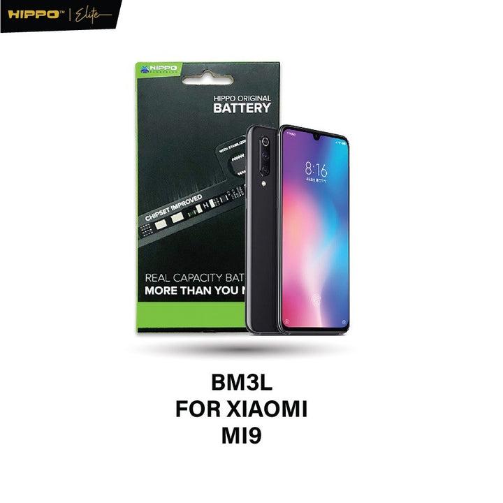 Hippo Baterai Xiaomi BM3L Mi9 3200mAh Battery Batere Batrai Batre Original Cell Garansi resmi