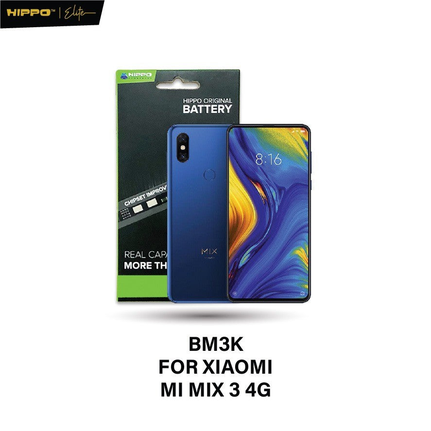 Hippo Baterai Xiaomi BM3K Mi Mix 3 4G 3300mAh Battery Batere Batrai Batre Original Cell Garansi resmi