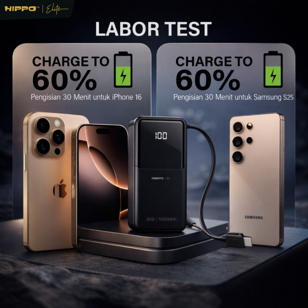 Hippo Elite PowerBank Prime Max PD 30W 10000mah Ultra Speed Super Fast Charging for iphone / Android / Laptop  9