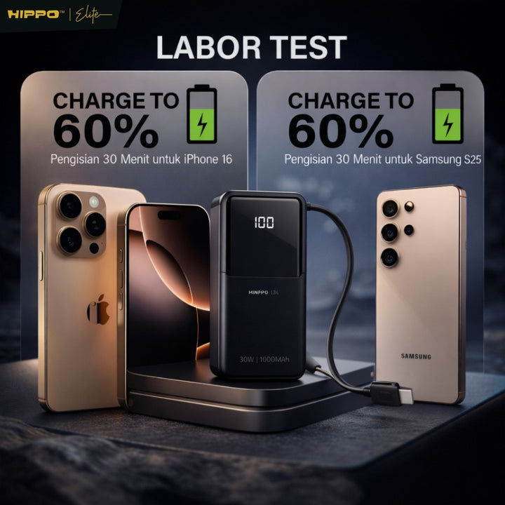 Hippo Elite PowerBank Prime Max PD 30W 10000mah Ultra Speed Super Fast Charging for iphone / Android / Laptop  9