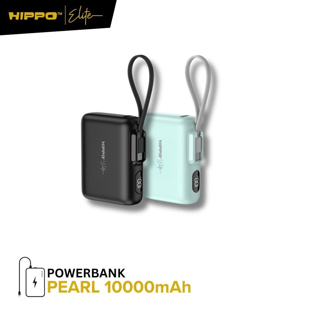 [CCC Certified] Hippo Elite Powerbank Pearl  Full 1 Set  PD 22,5W Power Delivery | 5000mAh + 10000mAh + Dock 4