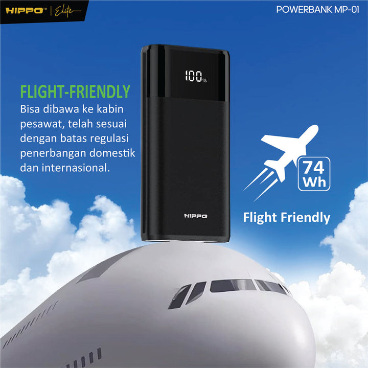 Hippo PowerBank MP-01 PD 22.5W 20000 Mah 4 Ports Output 3 Ports Input | USB-A | Type-C 6