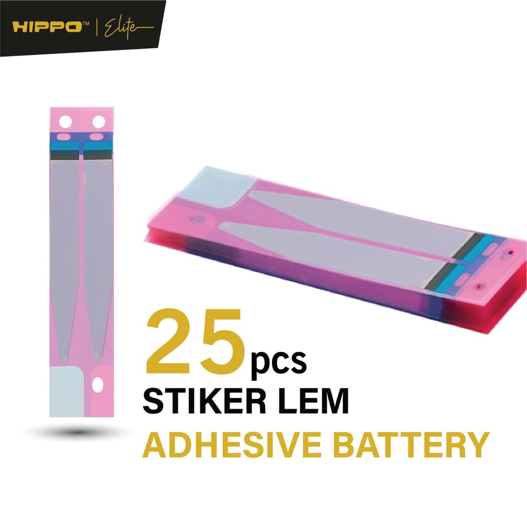 Hippo Lem Adhesive Stiker Baterai Universal (10-50pc) 3
