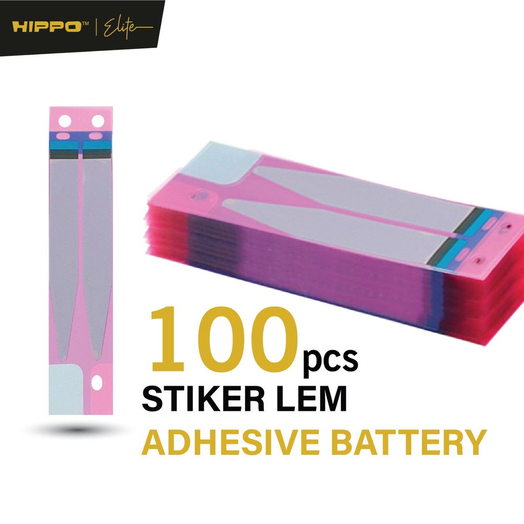 Hippo Lem Adhesive Stiker Baterai Universal (10-50pc) 4