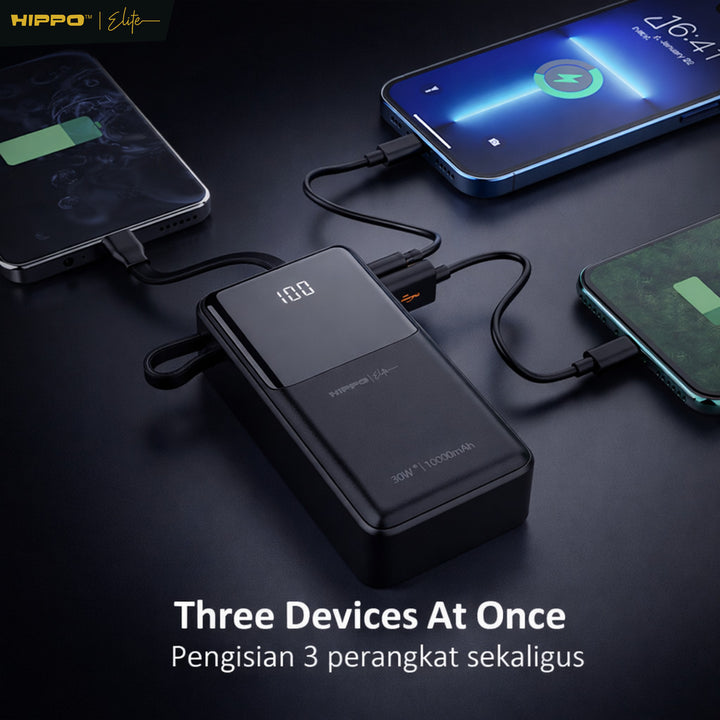 Hippo Elite PowerBank Prime Max PD 30W 10000mah Ultra Speed Super Fast Charging for iphone / Android / Laptop  6