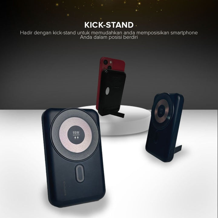 Hippo Elite PowerBank Othello Mini 10000mAh 22.5W Magnetic Mini Wireless Fast Charging Power Bank with Type C 6