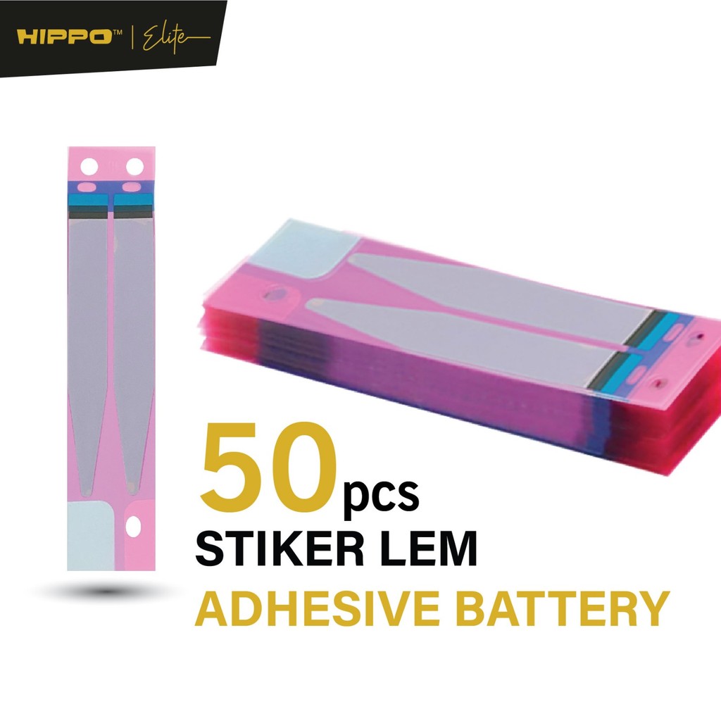 Hippo Lem Adhesive Stiker Baterai Universal (10-50pc) 2