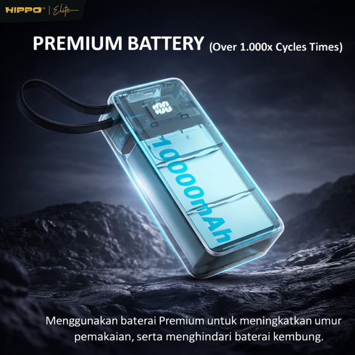 Hippo Elite PowerBank Prime Max PD 30W 10000mah Ultra Speed Super Fast Charging for iphone / Android / Laptop  4